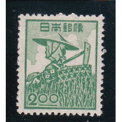 画像1: 産業図案切手、２円農婦