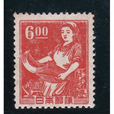 画像1: 産業図案切手、６円印刷女工
