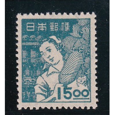 画像1: 産業図案切手、１５円紡績女工