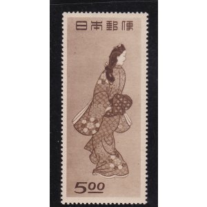 画像: 切手趣味週間、「見返り美人」
