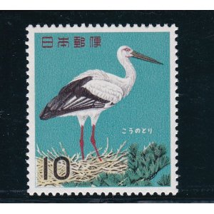 画像: 鳥シリーズ、こうのとり