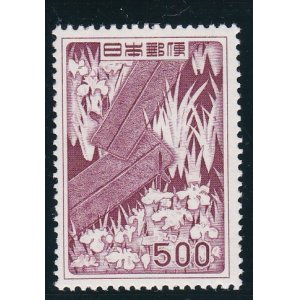 画像: 第２次動植物国宝切手、５００円八つ橋