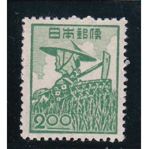 画像: 産業図案切手、２円農婦