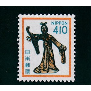 画像: 新動植物国宝切手・１９８０年シリーズ４１０円摩耶夫人像